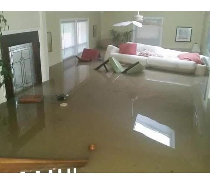 Flooded Living room